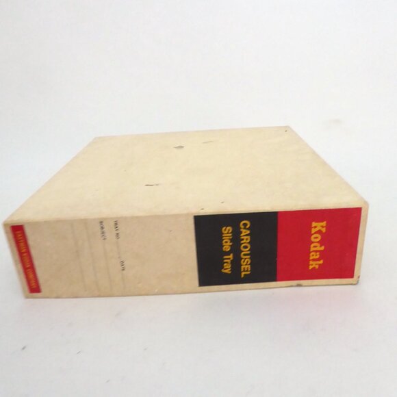 VINTAGE KODAK SLIDE TRAY CAROUSEL IN BOX HOLDS 80 SLIDES USED - Picture 8 of 9